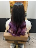 グラデーションパープル【TELA HAIR公津の杜】