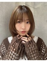 アンヘアー(UNHAIR by shiomiH)&nbsp;透明感ベージュ × 顔周りレイヤー