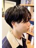 【小林限定】仕事&休日、オンオフもお洒落に♪メンズパーマ＋カット+炭酸スパ