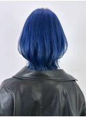ミディアムくびれヘアウルフレイヤーウルフカット_ba550051