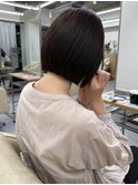 自然な縮毛矯正でまとまるボブ☆髪質改善アプトグロス