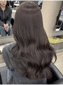 韓国 くびれロング レイヤー ワンホンヘア 小顔前髪