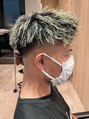 メンズサロン ガウディ 三宮店(men's salon Gaudi)&nbsp;ブリーチで作る、夏におすすめのフェード×ハイライトstyle