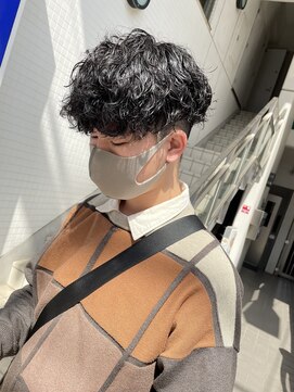 エリマバイフィフス 調布(elima by fifth) 波巻きスパイラルパーマツーブロックマッシュパーマ調布