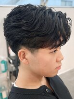 バース バイ ハピネス(BIRTH by happiness)&nbsp;奈良men's刈り上げフェザーパーマフェザーショート