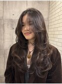 海外風レイヤーカット