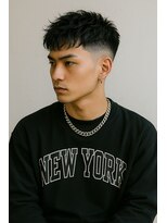 ヌードルバイコア(noodle by CoRe.gn)&nbsp;『ハードフェードショート × 無造作テクスチャー』