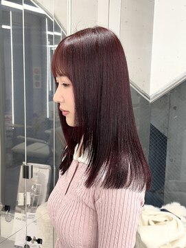 ストレートスタイル/艶髪/髪質改善/縮毛矯正/表参道/青山/外苑前