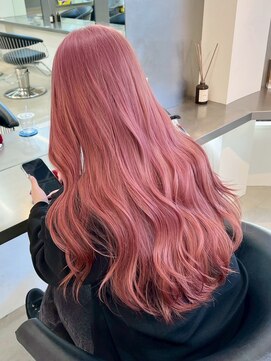 ラック 表参道(LUCK) ピンクカラー/ケアブリーチ/ブリーチ/表参道/原宿