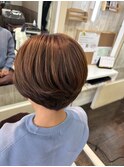 上品大人ショートボブ