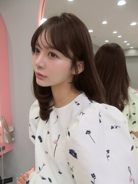 ボタン シブヤ(VOTAN SHIBUYA) 【MISAKI】ミディアムレイヤー/顔まわりカット/透明感カラー