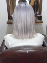 ブレイズヘアー(BLAZEhair)&nbsp;【バツグンの透明感】ホワイトシルバー×ブリーチ３回