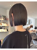 ザ スリック(THE SLICK)&nbsp;ブラウンボブ×髪質改善ぱっつん艶