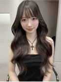 韓国レイヤーカット熊本/顔まわり/前髪/縮毛矯正/髪質改善