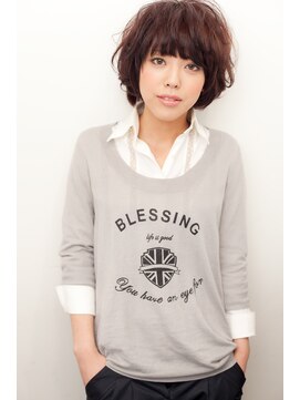 アッシュタカサキ(ash takasaki) *・.ash takasaki.・*空気感ウェーブエアリーショート