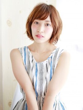 ヘアメイク ナル(hair make nalu) ニュアンスカールのゆるふわバルーンボブ