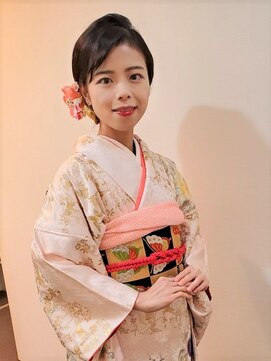 横濱ハイカラ美容院(haikara美容院) 振袖着付けとヘアセット