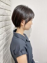 メモリーズ 銀座(Memories)&nbsp;ショートボブ/マロンベージュ/Aライン/かきあげ/前髪［銀座駅］