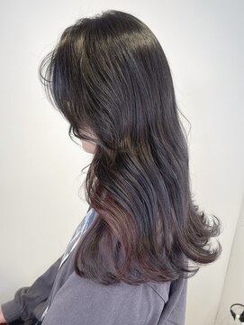 アンサム 二子玉川店(UNSOME) インナーカラー/グレー/くすみピンク