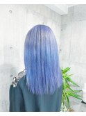 サファイアカラー【海老名/ケアブリーチ/ブルーカラー】
