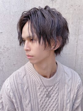 ロンド ロビン 栄(Lond robin) 【Lond robin】高瀬慎也 センターパート/スパイラルパーマ  N