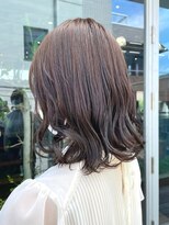 マザー(MOTHER)&nbsp;ピンクベージュ×ゆるふわミディアム