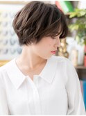 ★センターパートくせ毛風ラフマッシュヘアー20代30代40代★9