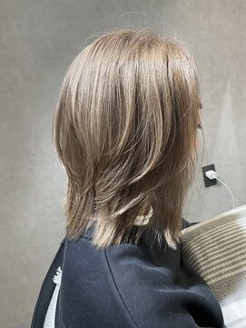 スクエア(#Square) カクテルトリートメントカラー×プラチナベージュ