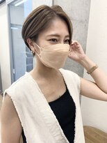 エフバイラブランシュ 大宮東口店(ef by La Blanche)&nbsp;大宮/大宮美容室/髪質改善/ショート/ハンサムショート/耳掛け