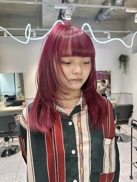 ゼストソエル(ZEST soell) ビビットカラー×レイヤーカット