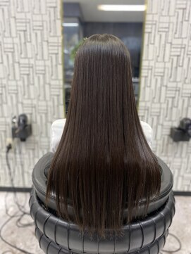 アローズ 久留米店(arose) 大人可愛い透明感立体感グレージュ×エアストレート