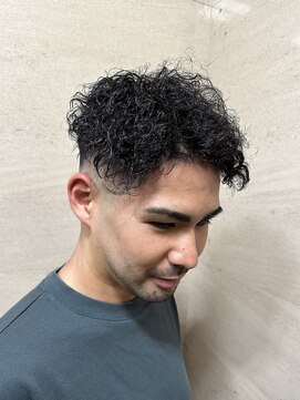 ヒロギンザ 田町店(HIRO GINZA) "フェード×パーマ'でかっこよく！