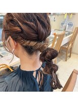 ヘアメイク アージュ 大野城 下大利店(HAIR MAKE age) ヘアセット☆編みおろし　20代30代40代