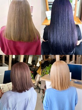 アフェクト 上大岡(affect) 黒髪/グレーベージュ/レイヤーロング/前髪パーマ/上大岡