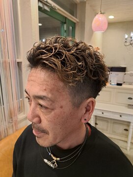 アリュー(allu) サイドパートオールバック