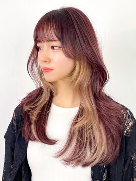 アイティー バイ アルバム 浦和店(IT by ALBUM) イヤリングカラー_ハッシュカットフルバング_ba478101