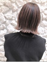 ルア モアナ バイ ヘッドライト 小田原2号店(Lua Moana by HEADLIGHT)&nbsp;【Moana Lua】#コントラストハイライト#ベージュ#外はねボブ