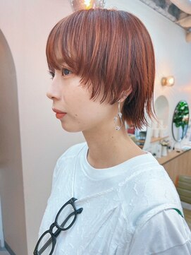 シビバイレボ(CIBI by revo) 地毛風カラー/ナチュラルレイヤーカット/ショートボブ[船橋]