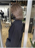切りっぱなしボブ エアリーロング 美髪 ピンクブラウン