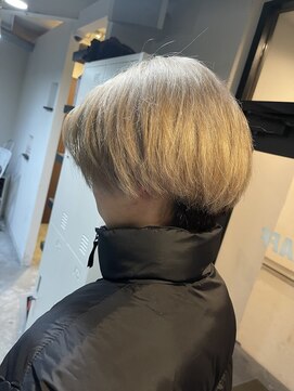 ラフ 難波店(LAFF) #黒髪#ボブルフ#ネビージュ#小顔#ワンレン