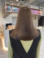 イミ(imi) カーキグレージュ/グレージュ/切りっぱなし/髪質改善/登戸