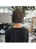 ボブ×ツートンカラー