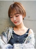 【GEEKS渋谷】マッシュショート/シースルーバング/冬カラー/渋谷