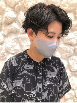 モアナ バイ ヘッドライト 武蔵小杉店(Moana by HEADLIGHT) Moana【武蔵小杉】#大人ショート#ハンサムショート#パーマ