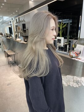 ロンドシエル 横浜(Lond ciel) アッシュベージュ/ダブルカラー/ブリーチ