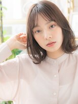 カバーヘア ブリス 北浦和(COVER HAIR bliss)&nbsp;グレージュシースルーバング小顔ウルフボブc6北浦和20代30代40代