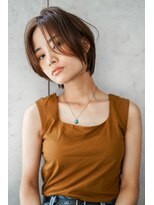 ギークス(GEEKS)&nbsp;【GEEKS渋谷】ショートウルフ/春カラー/くすみベージュ/20代30代