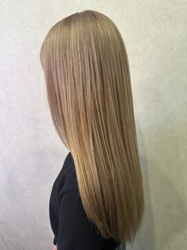 イリエヘア 川口(irier hair) ミルクティーベージュ