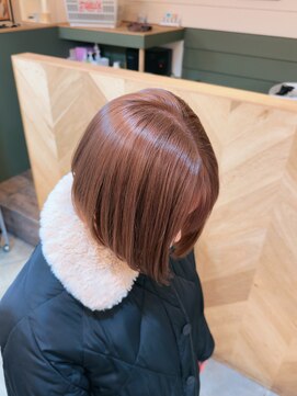 シビバイレボ(CIBI by revo) 地毛風カラー/切りっぱなしボブ/ショートボブ[船橋]