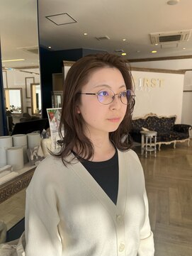 コワファースト 大分(COIFF1RST) 赤み消し！マットベージュカラー